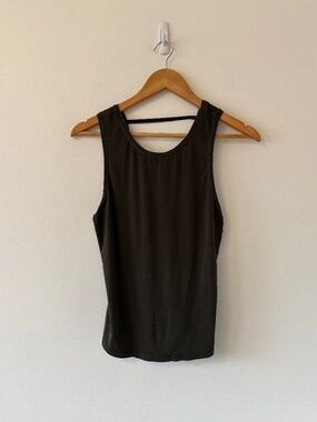 Lululemon Olive Green Flowy Sleeveless Tank Top